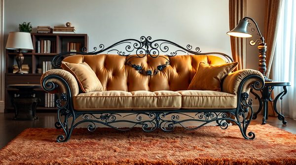 Découvrez le charme des canapés en fer forgé pour votre intérieur