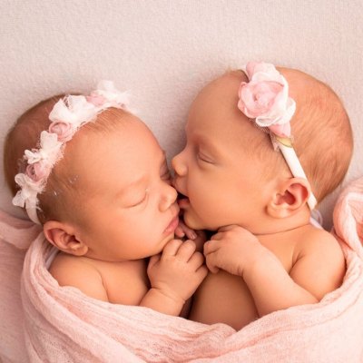 photo bébés jumelle